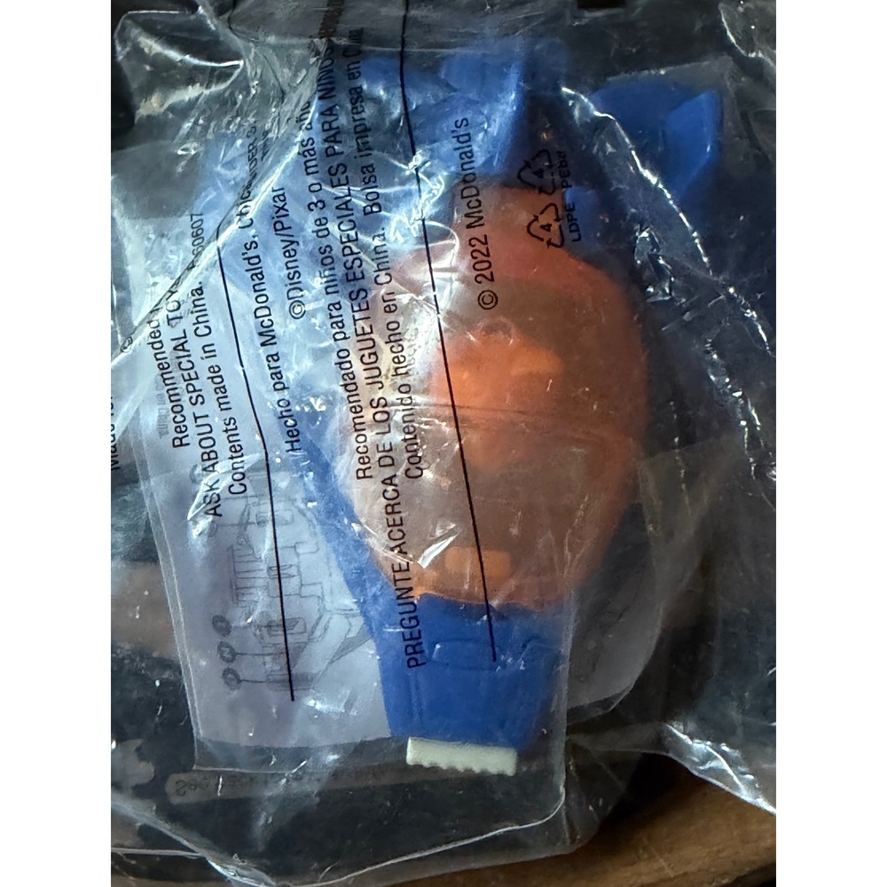 Disney Pixar Lightyear‎ Sox Blue Spaceship McDonald's Happy Meal Toy 2022 NIP